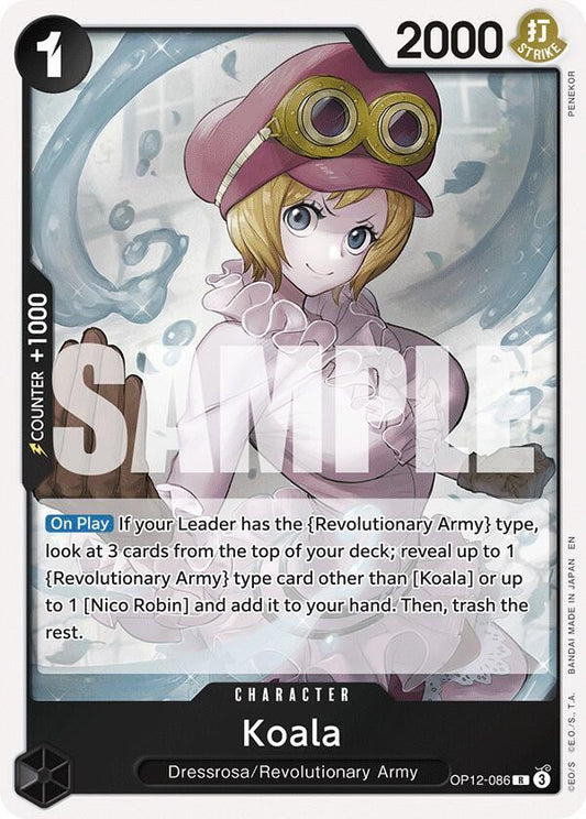 Koala (086) OP12-086 Rare Legacy of the Master