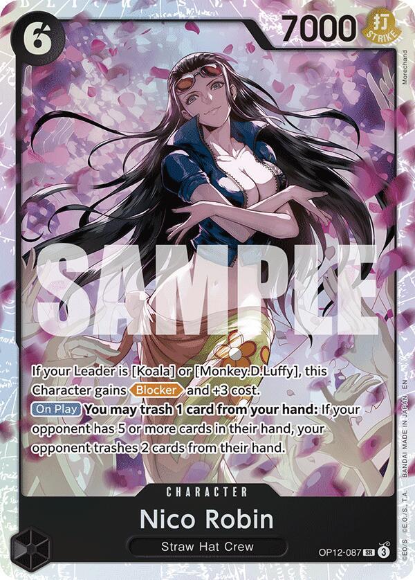Nico Robin OP12-087 Super Rare Legacy of the Master