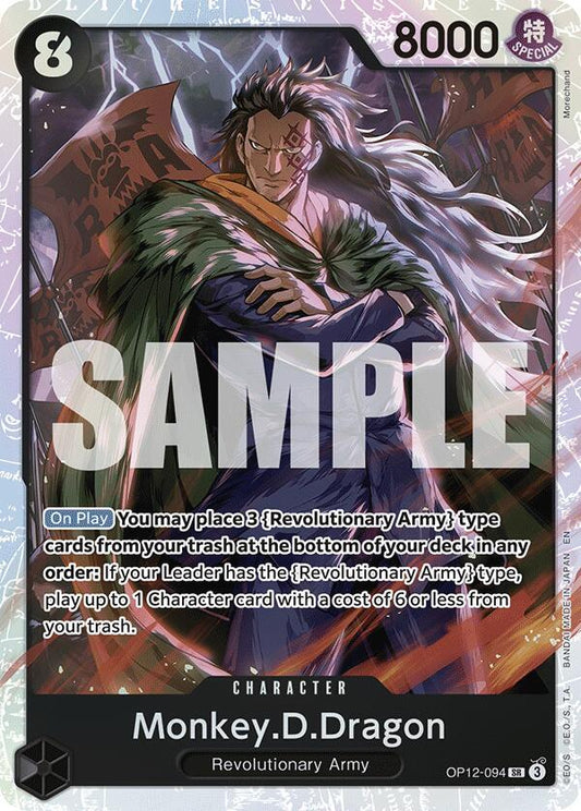 Monkey.D.Dragon OP12-094 Super Rare Legacy of the Master