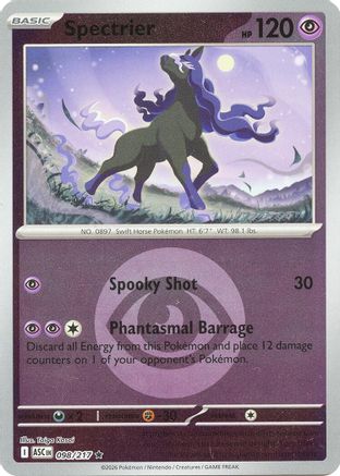 Spectrier (Energy Symbol Pattern) 098/217 Ascended Heroes Reverse Holo