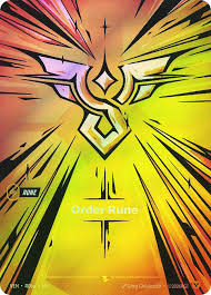 Order Rune (R06a) R06A Showcase Vendetta Foil