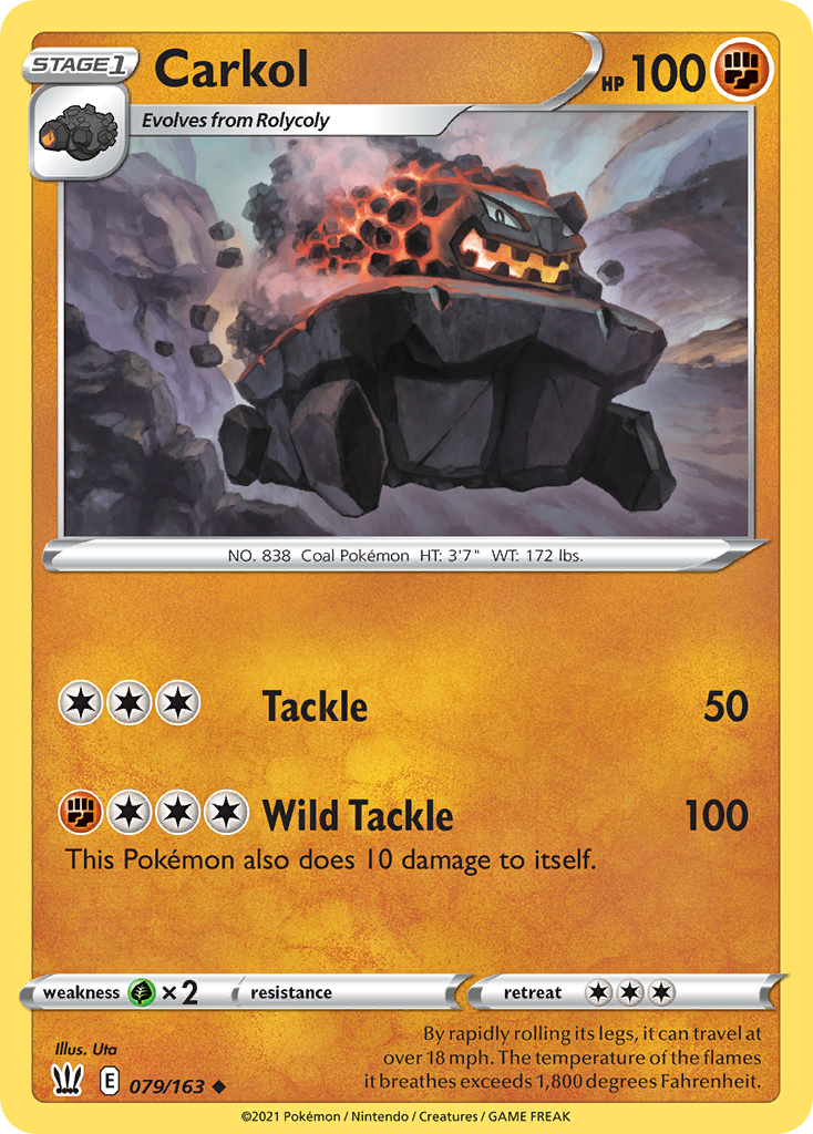 Carkol 079/163 Uncommon Battle Styles