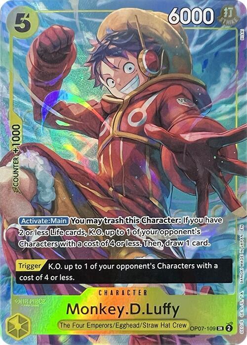 Monkey.D.Luffy (Illustration Box Vol.3) OP07-109 Promotion Cards