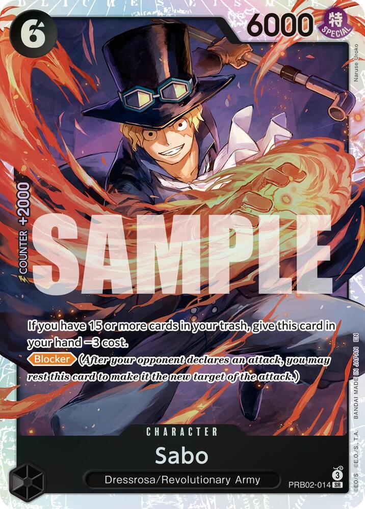 Sabo PRB02-014 Super Rare Premium Booster -The Best- Vol. 2