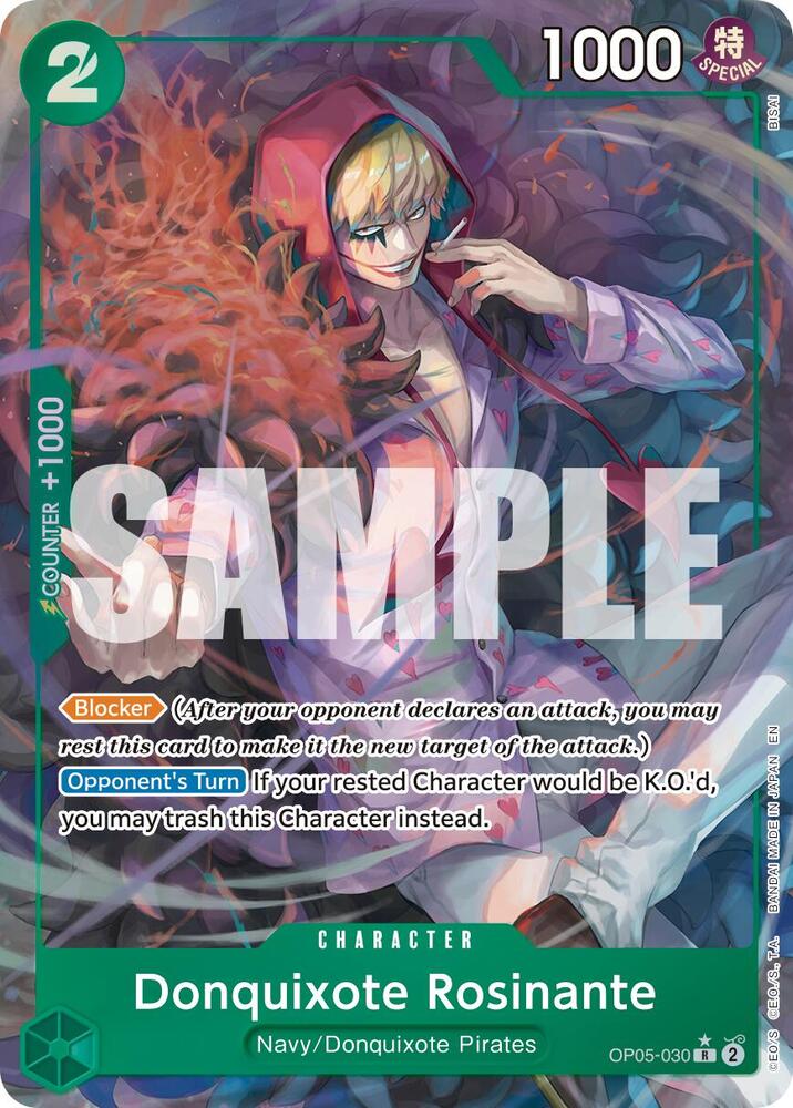 Donquixote Rosinante (Alternate Art) OP05-030 Premium Booster -The Best- Vol. 2