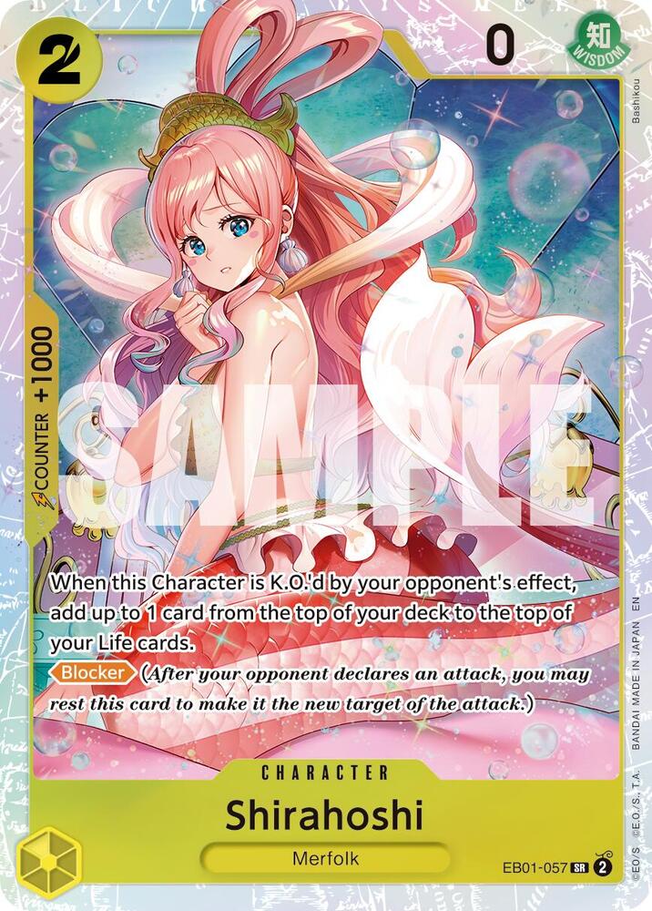 Shirahoshi (Reprint) EB01-057 Premium Booster -The Best- Vol. 2