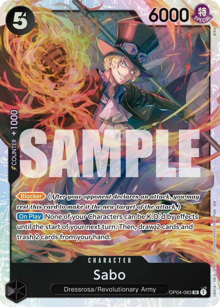 Sabo (Reprint) OP04-083 Premium Booster -The Best- Vol. 2