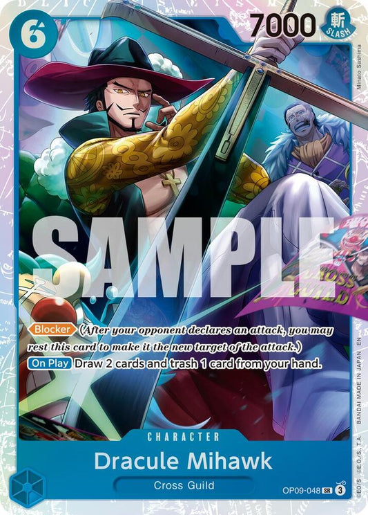 Dracule Mihawk (Reprint) OP09-048 Premium Booster -The Best- Vol. 2