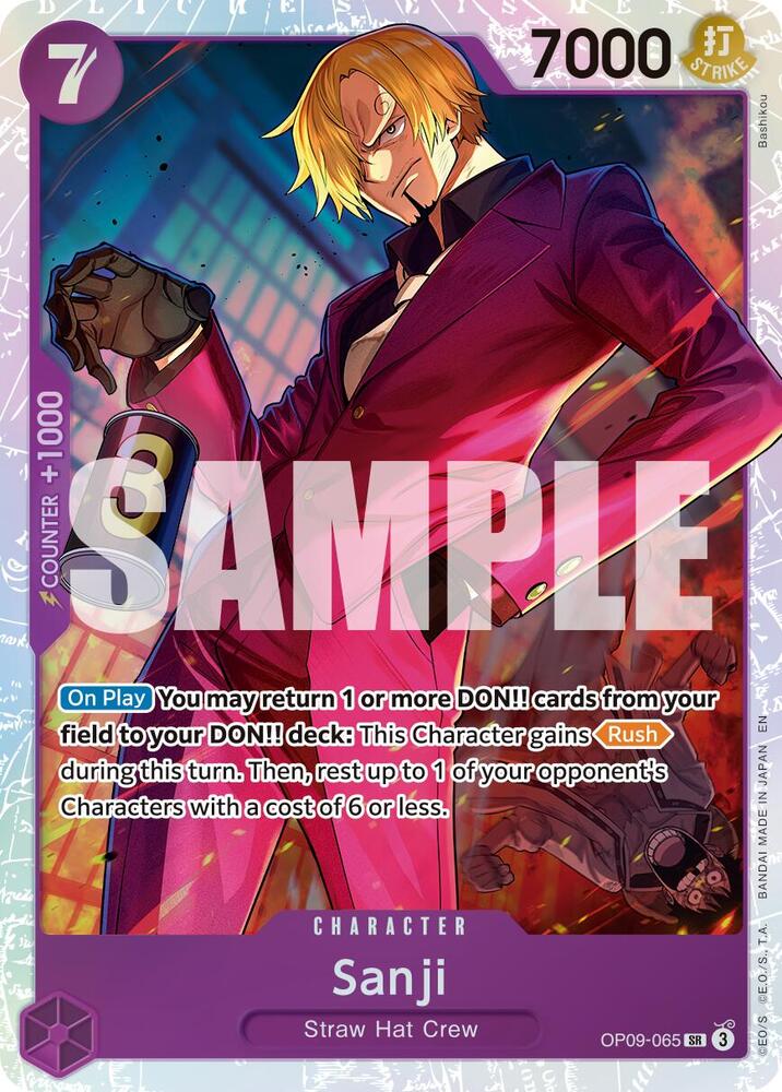 Sanji (Reprint) OP09-065 Premium Booster -The Best- Vol. 2