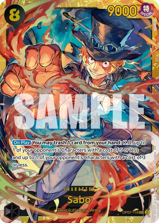 Sabo (Reprint) OP07-118 Premium Booster -The Best- Vol. 2