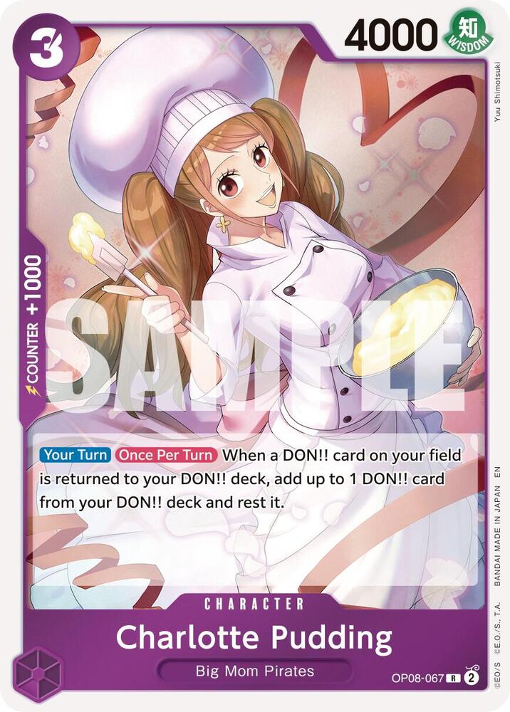 Charlotte Pudding (Reprint) OP08-067 Premium Booster -The Best- Vol. 2