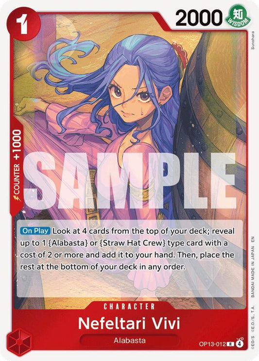 Nefeltari Vivi OP13-012 Rare Carrying On His Will