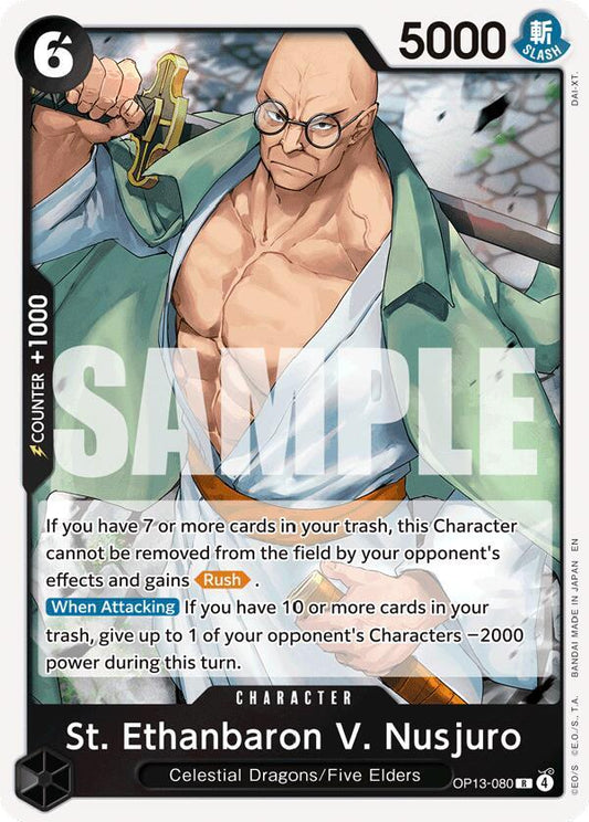 St. Ethanbaron V. Nusjuro OP13-080 Rare Carrying On His Will