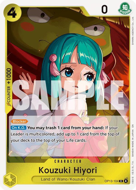 Kouzuki Hiyori OP13-104 Rare Carrying On His Will