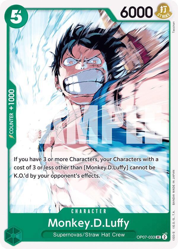 Monkey.D.Luffy (033) OP07-033