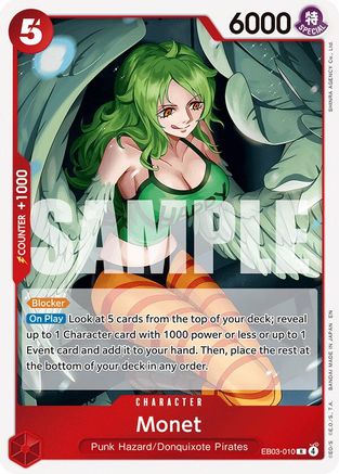 Monet EB03-010 Rare Extra Booster: Heroines Edition