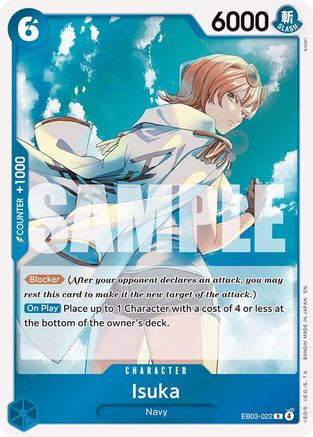 Isuka EB03-022 Rare Extra Booster: Heroines Edition