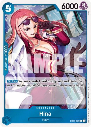 Hina EB03-025 Rare Extra Booster: Heroines Edition