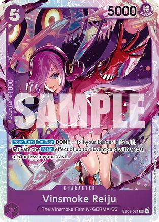 Vinsmoke Reiju EB03-031 Extra Booster: Heroines Edition