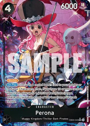 Perona (045) (Alternate Art) EB03-045 Extra Booster: Heroines Edition