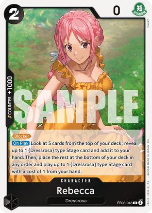 Rebecca EB03-048 Rare Extra Booster: Heroines Edition