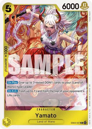 Yamato EB03-057 Rare Extra Booster: Heroines Edition