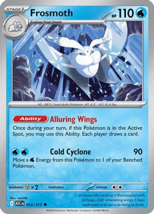 Frosmoth 053/217 Uncommon Ascended Heroes