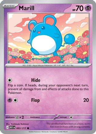 Marill 083/217 Common Ascended Heroes