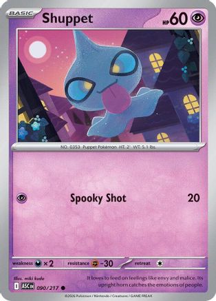 Shuppet 090/217 Common Ascended Heroes