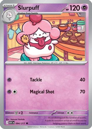 Slurpuff 094/217 Uncommon Ascended Heroes