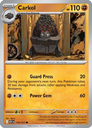 Carkol 119/217 Common Ascended Heroes