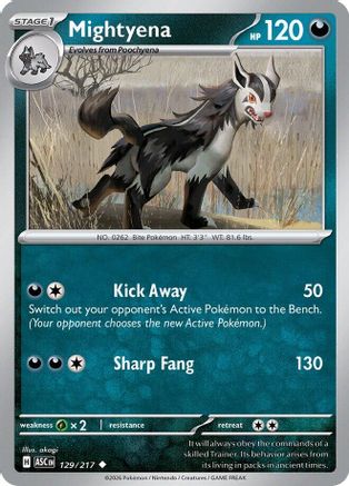 Mightyena 129/217 Uncommon Ascended Heroes