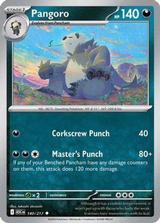 Pangoro 140/217 Uncommon Ascended Heroes