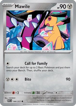 Mawile 144/217 Uncommon Ascended Heroes