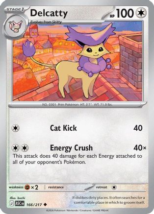 Delcatty 166/217 Uncommon Ascended Heroes