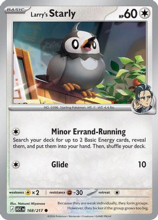 Larry's Starly 168/217 Common Ascended Heroes