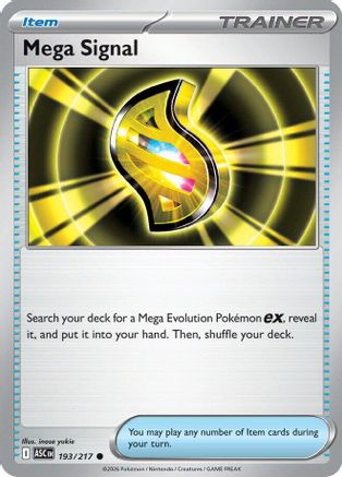 Mega Signal 193/217 Common Ascended Heroes