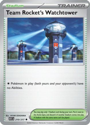 Team Rocket's Watchtower 210/217 Uncommon Ascended Heroes