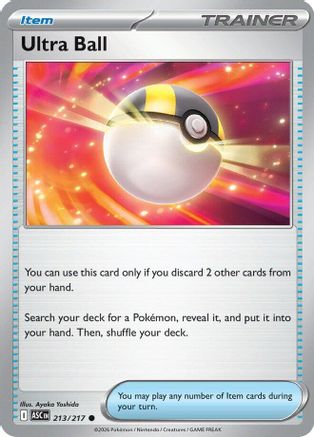 Ultra Ball 213/217 Common Ascended Heroes