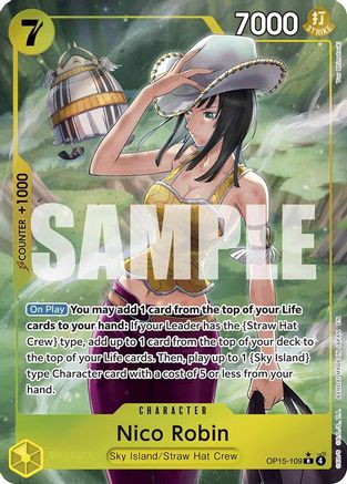 Nico Robin (Alternate Art) OP15-109 Rare Adventure on Kami's Island