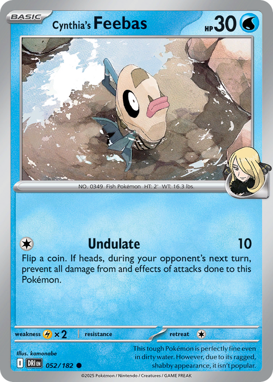 Cynthia's Feebas 052/182 Common Destined Rivals