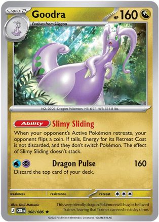 Goodra 068/086 Rare Chaos Rising Holo