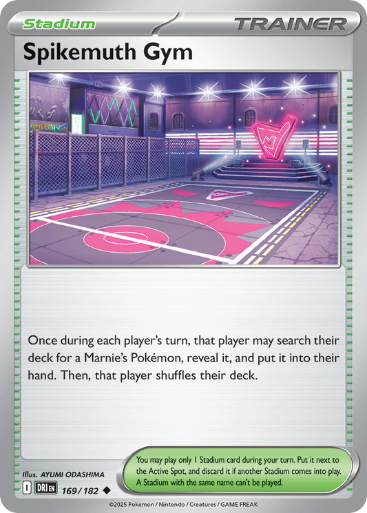 Spikemuth Gym 169/182 Uncommon Destined Rivals Reverse Holo