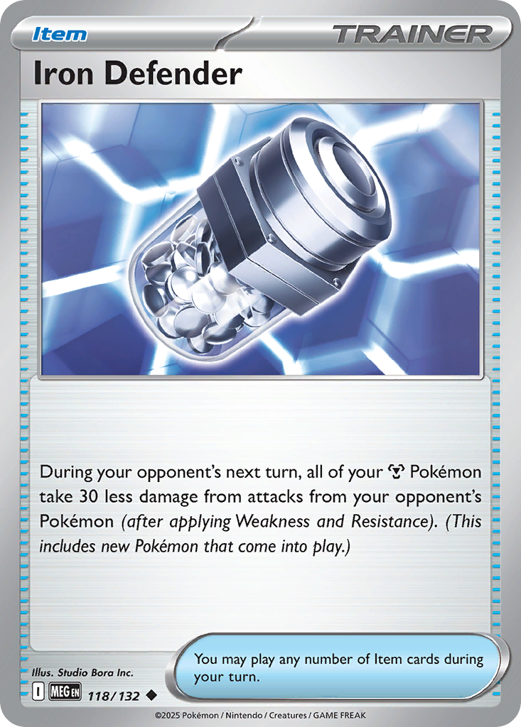 Iron Defender 118/132 Uncommon Mega Evolution