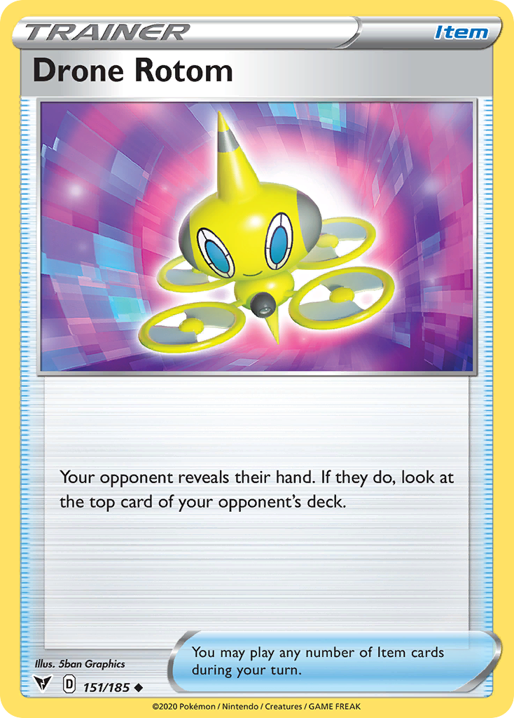 Drone Rotom 151/185 Uncommon Vivid Voltage