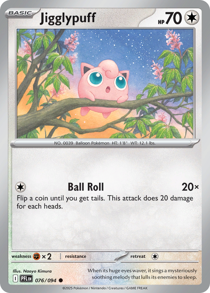 Jigglypuff 076/094 Common Phantasmal Flames