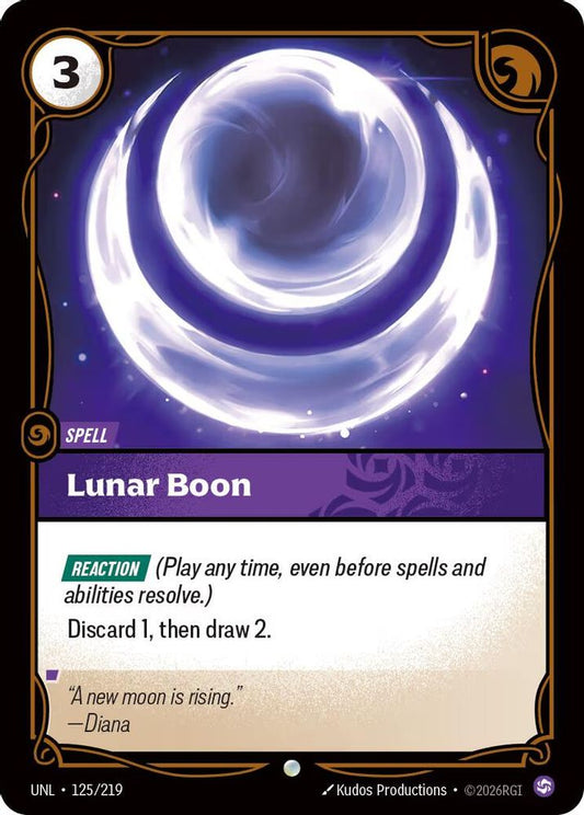 Lunar Boon 125/219 Common Unleashed