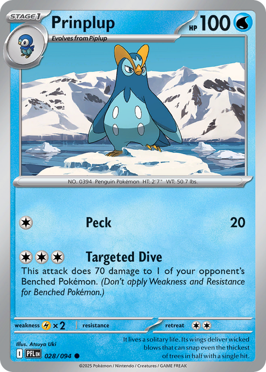 Prinplup 028/094 Common Phantasmal Flames
