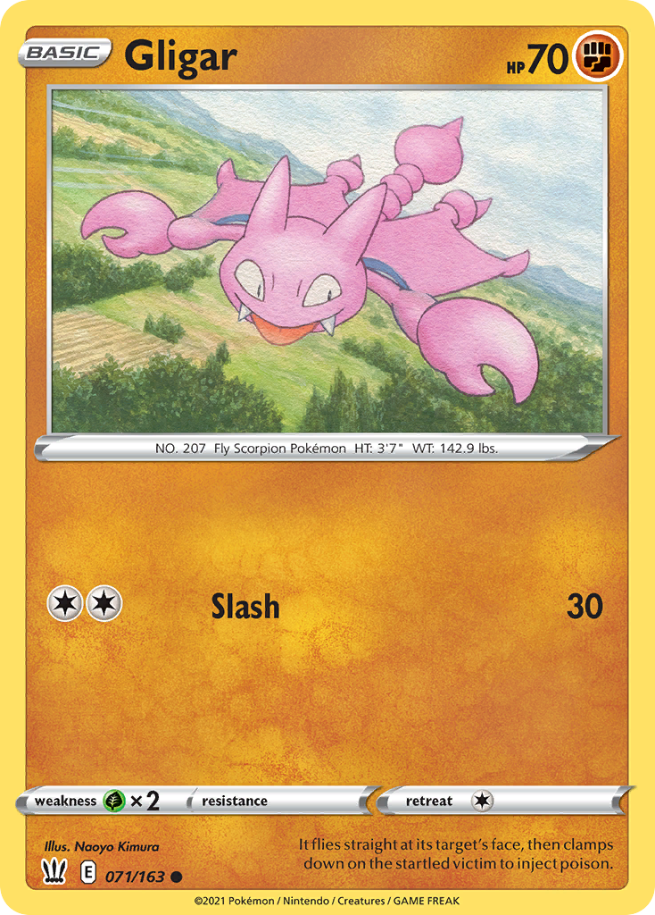 Gligar 071/163 Common Battle Styles