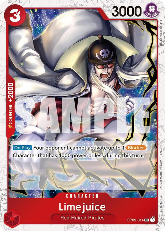 Limejuice (Pirate Foil) OP09-014 Premium Booster -The Best- Vol. 2 Foil